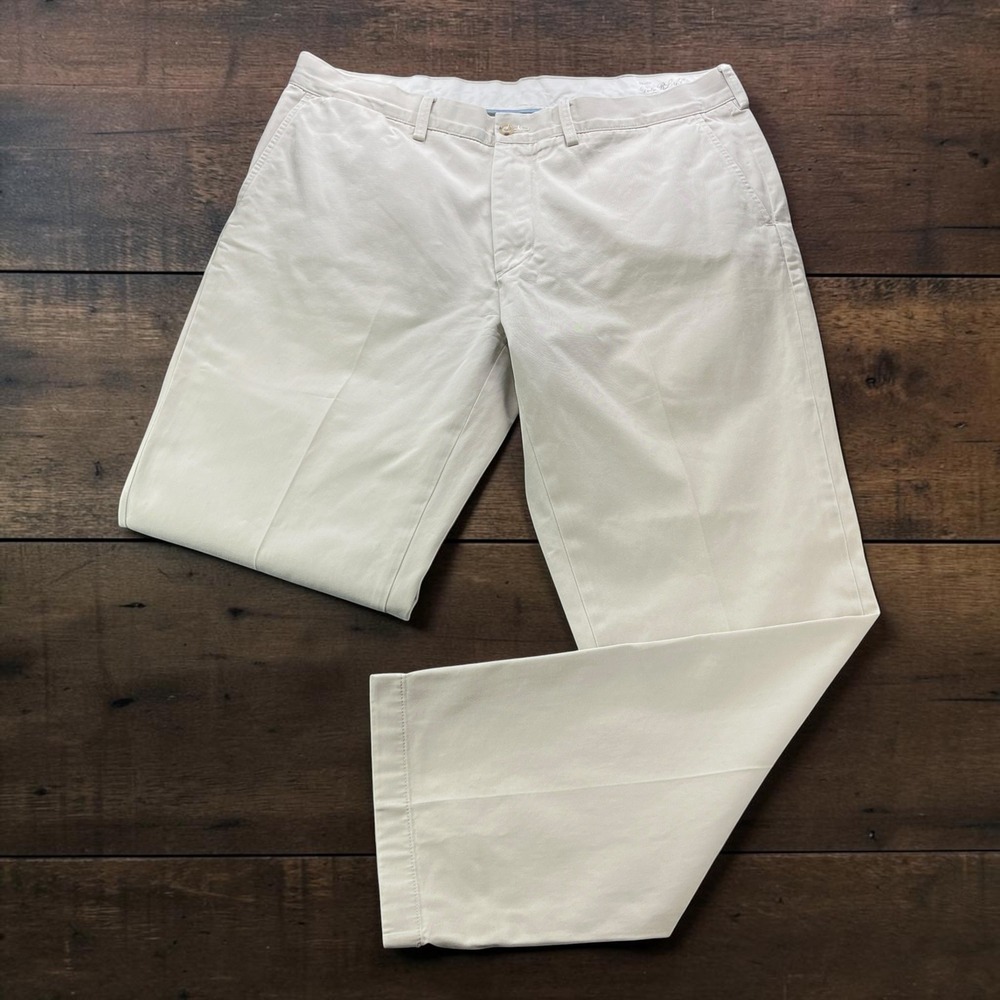 Polo Ralph Lauren Classic Fit Chinos Mens 38x32 Beige Tan Cotton Twill Pants